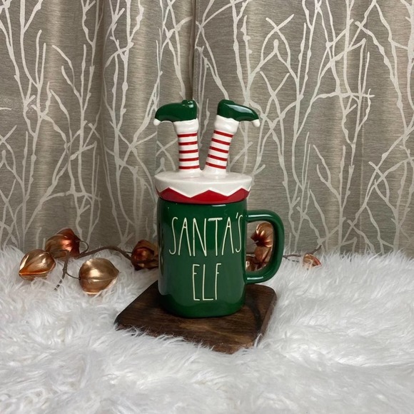 Rae Dunn elf gnome xmas CHRISTMAS KITCHEN COFFEE NEW HTF - Picture 5 of 6